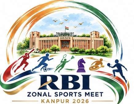 RBI Zonal Sports Meet, Kanpur 2026 event logo
